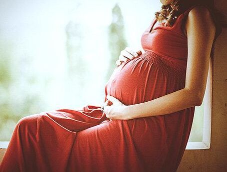 Low pain against the background of pregnancy